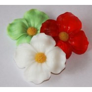 Цветочек силиконовая форма для мыла
